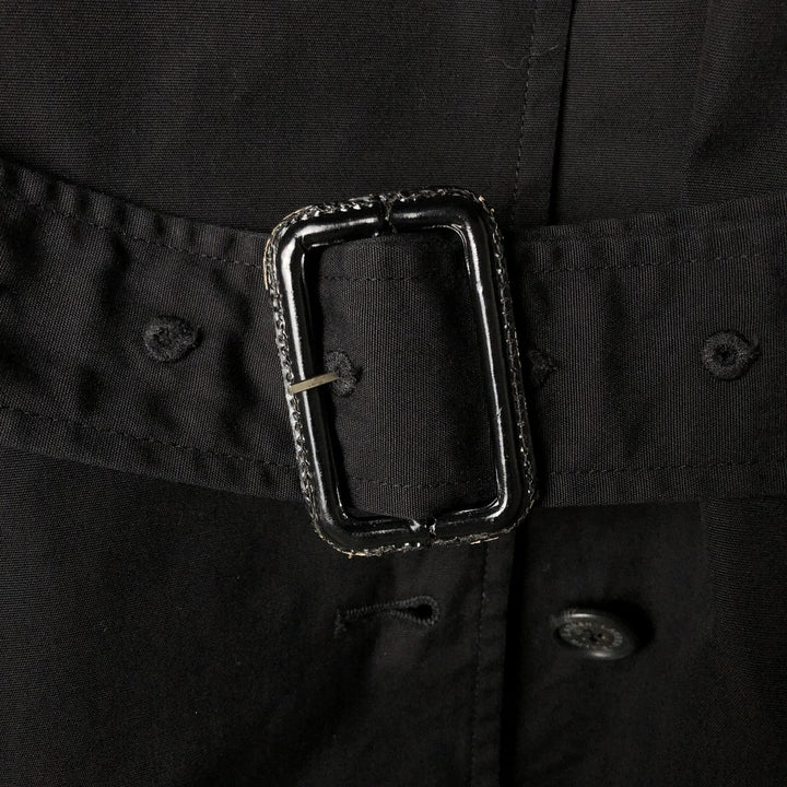 Ralph Lauren Lauren trench coat, women's size L cotton black type Vintage Second Hand