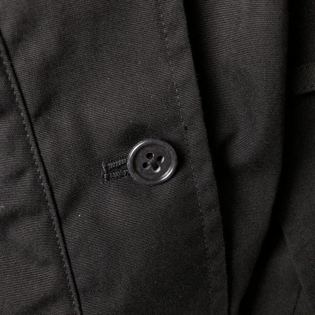 Ralph Lauren Lauren trench coat, women's size L cotton black type Vintage Second Hand