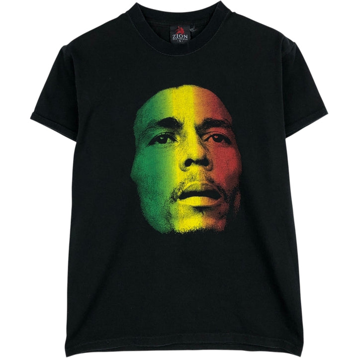 90'S Zion Bob Marley Band T-shirt, Women's Size L (approx.), Vintage cotton black type Vintage Second Hand