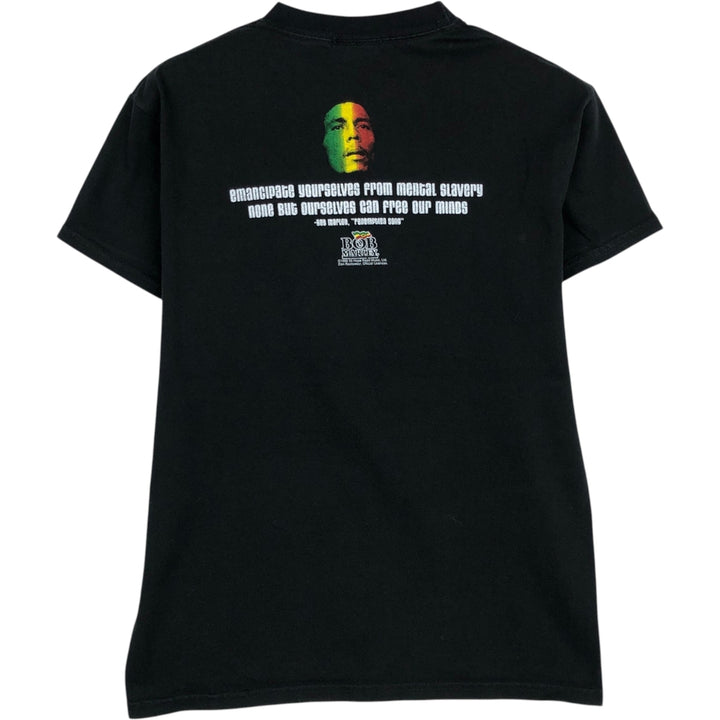 90'S Zion Bob Marley Band T-shirt, Women's Size L (approx.), Vintage cotton black type Vintage Second Hand