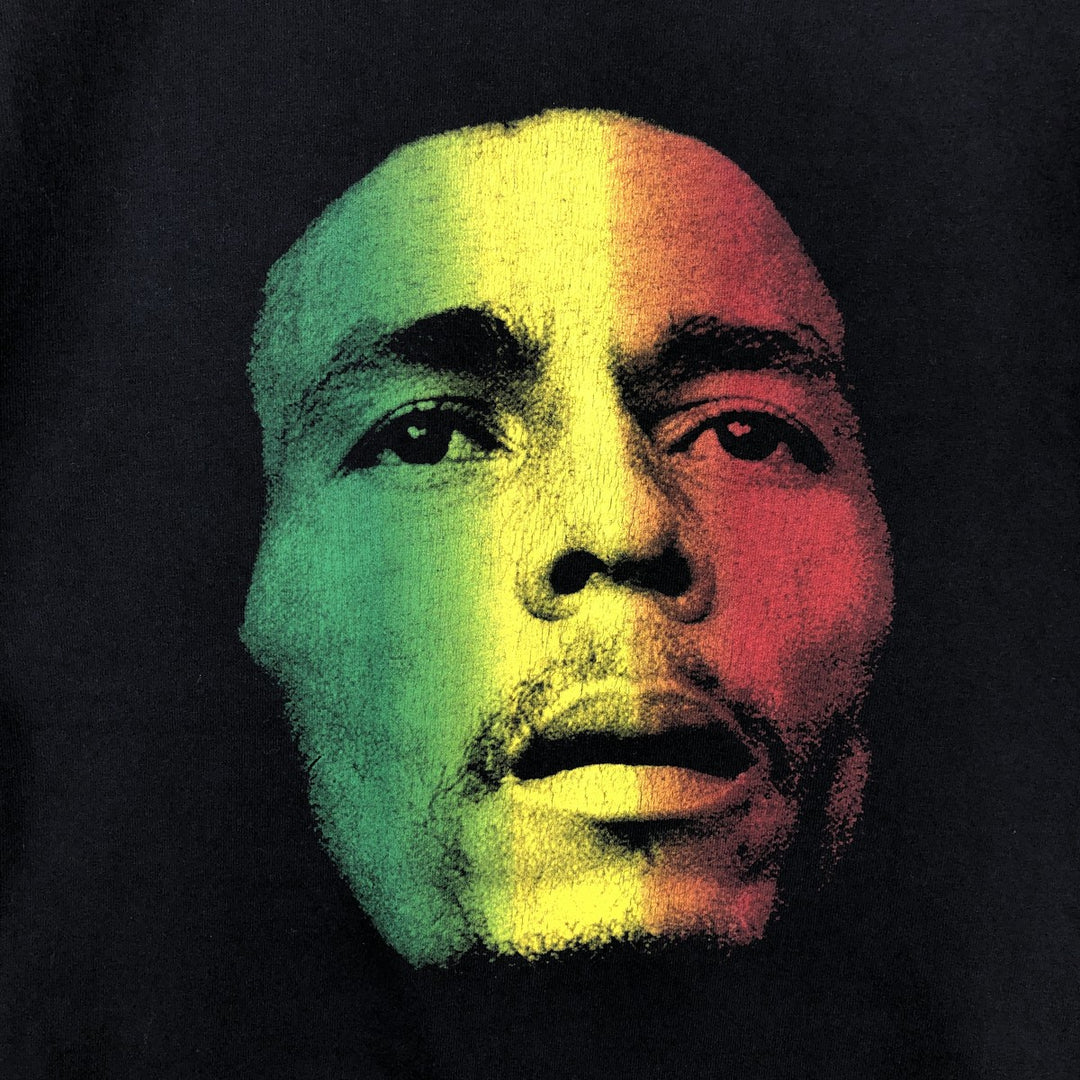 90'S Zion Bob Marley Band T-shirt, Women's Size L (approx.), Vintage cotton black type Vintage Second Hand