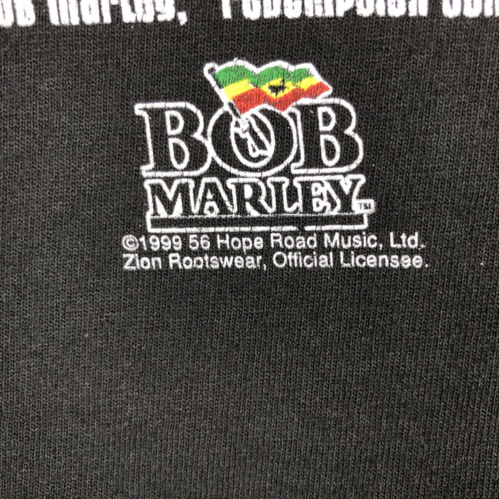 90'S Zion Bob Marley Band T-shirt, Women's Size L (approx.), Vintage cotton black type Vintage Second Hand