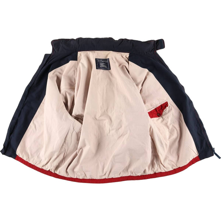Burberry's zip-up jacket, men's size XL unclear red type Vintage Second Hand