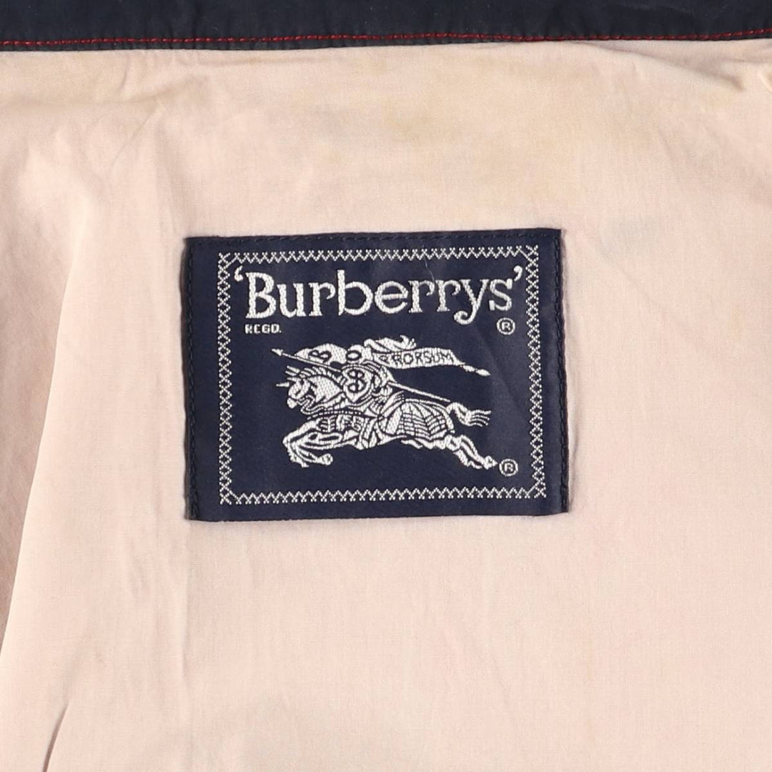 Burberry's zip-up jacket, men's size XL unclear red type Vintage Second Hand
