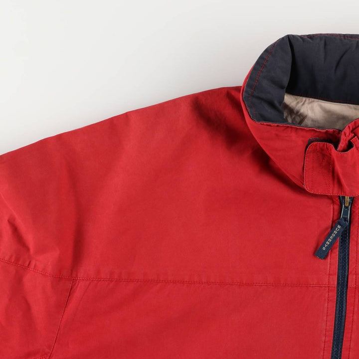 Burberry's zip-up jacket, men's size XL unclear red type Vintage Second Hand