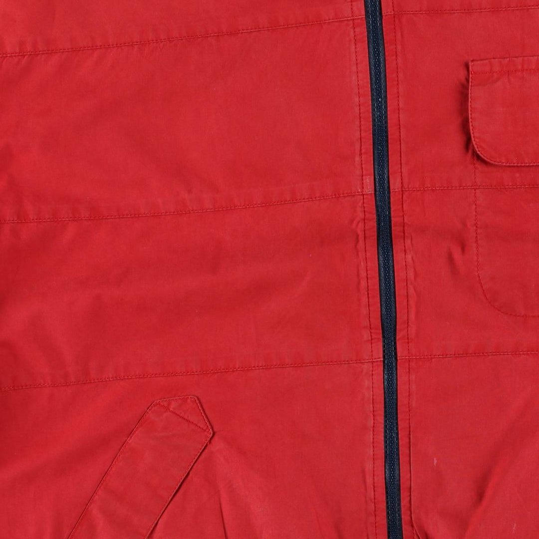 Burberry's zip-up jacket, men's size XL unclear red type Vintage Second Hand