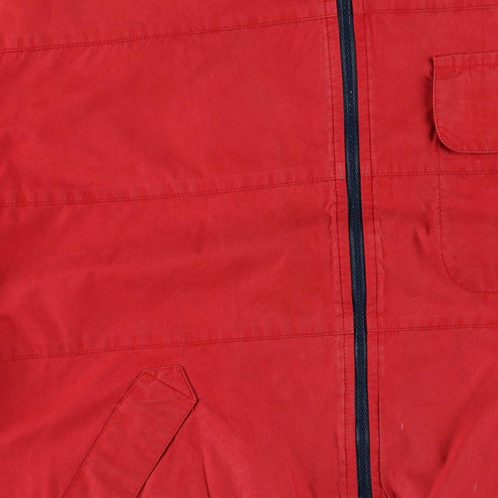 Burberry's zip-up jacket, men's size XL unclear red type Vintage Second Hand