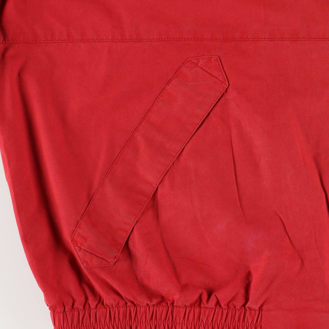 Burberry's zip-up jacket, men's size XL unclear red type Vintage Second Hand