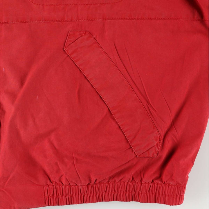 Burberry's zip-up jacket, men's size XL unclear red type Vintage Second Hand