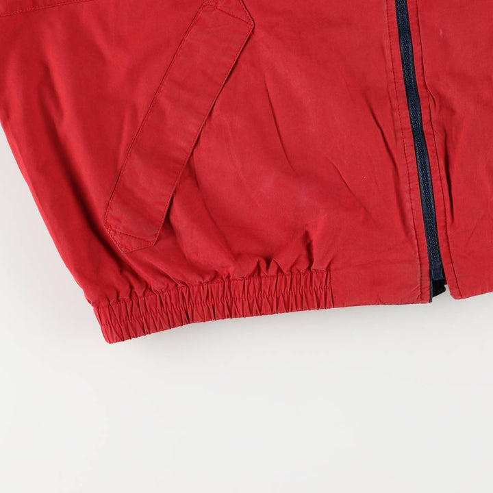 Burberry's zip-up jacket, men's size XL unclear red type Vintage Second Hand