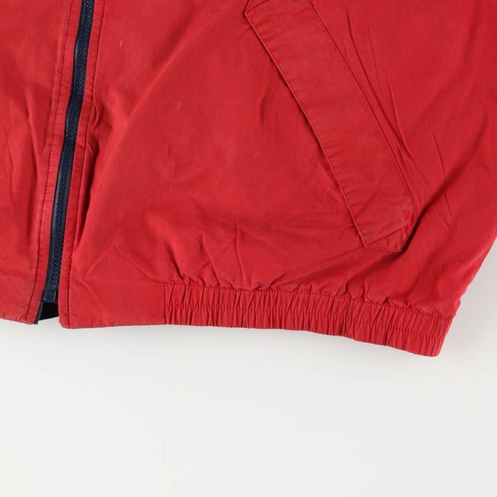 Burberry's zip-up jacket, men's size XL unclear red type Vintage Second Hand