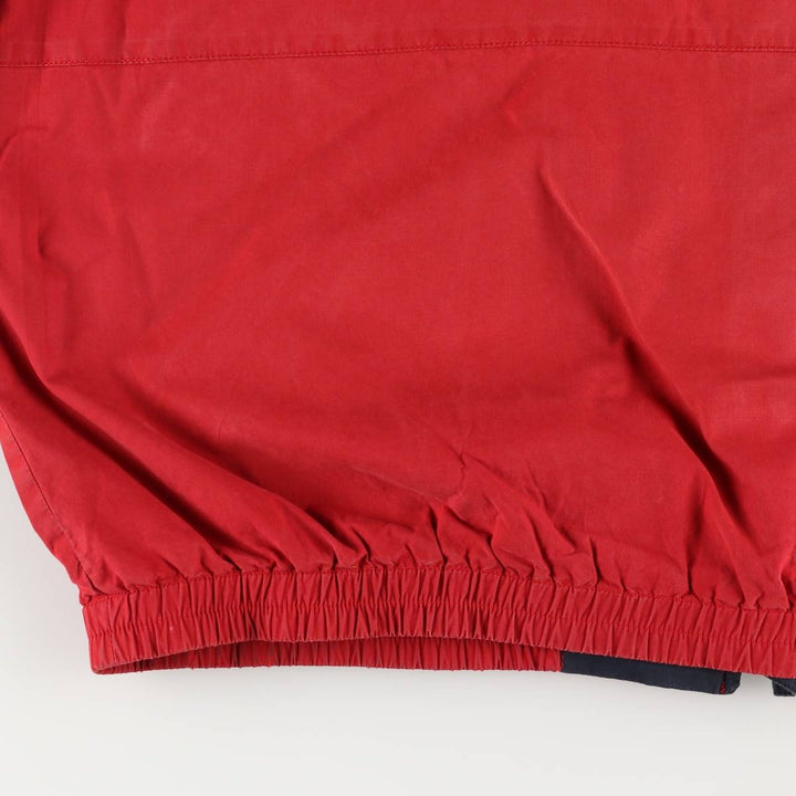 Burberry's zip-up jacket, men's size XL unclear red type Vintage Second Hand
