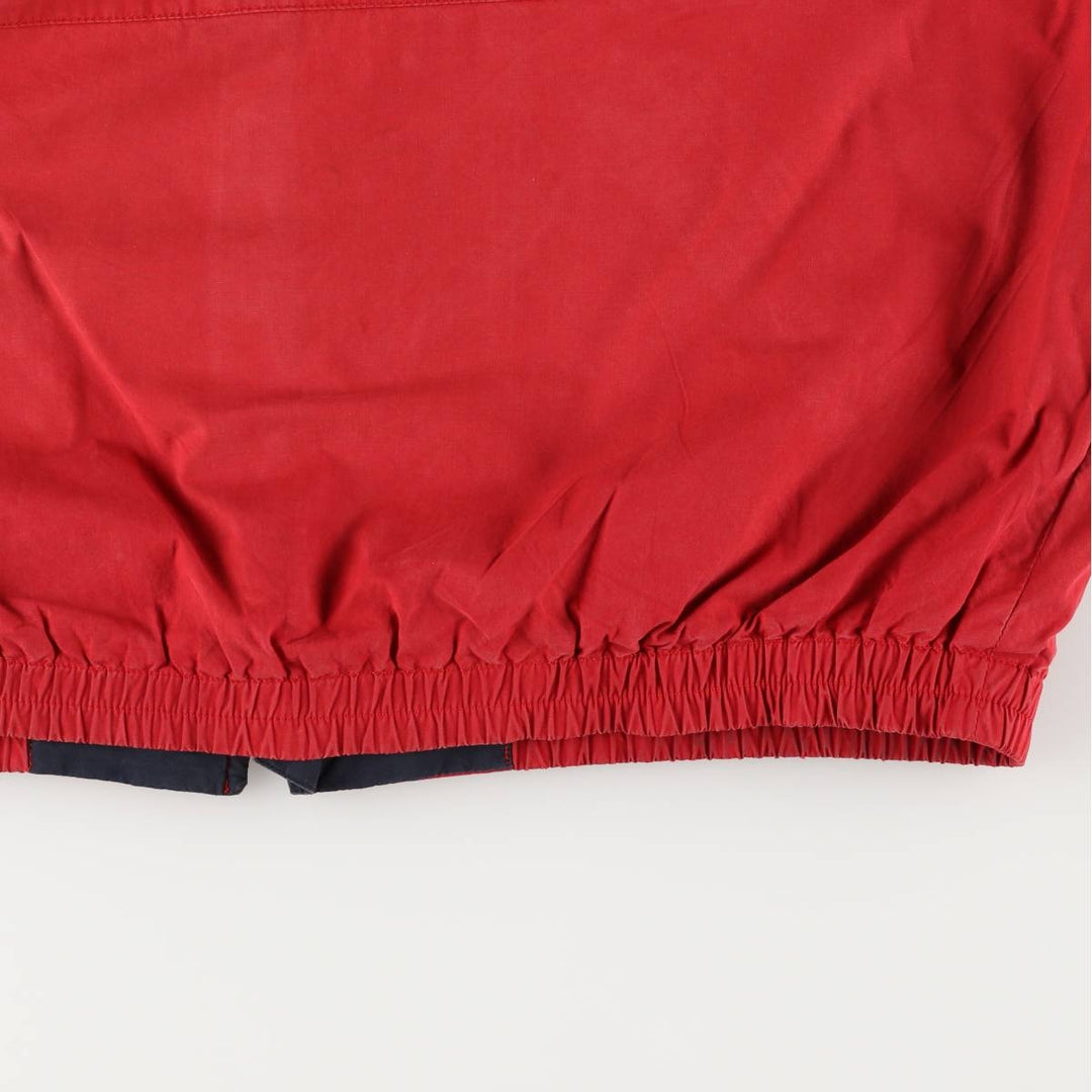 Burberry's zip-up jacket, men's size XL unclear red type Vintage Second Hand