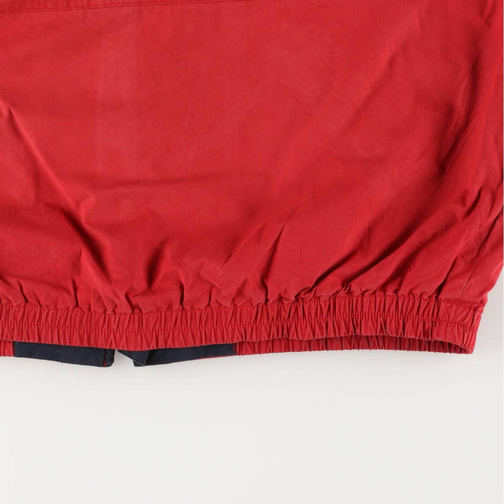 Burberry's zip-up jacket, men's size XL unclear red type Vintage Second Hand
