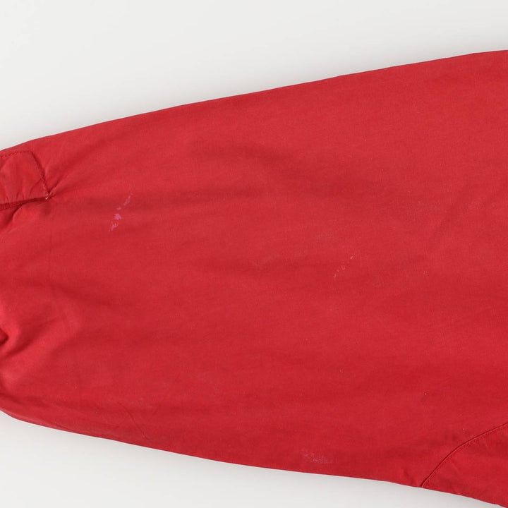 Burberry's zip-up jacket, men's size XL unclear red type Vintage Second Hand