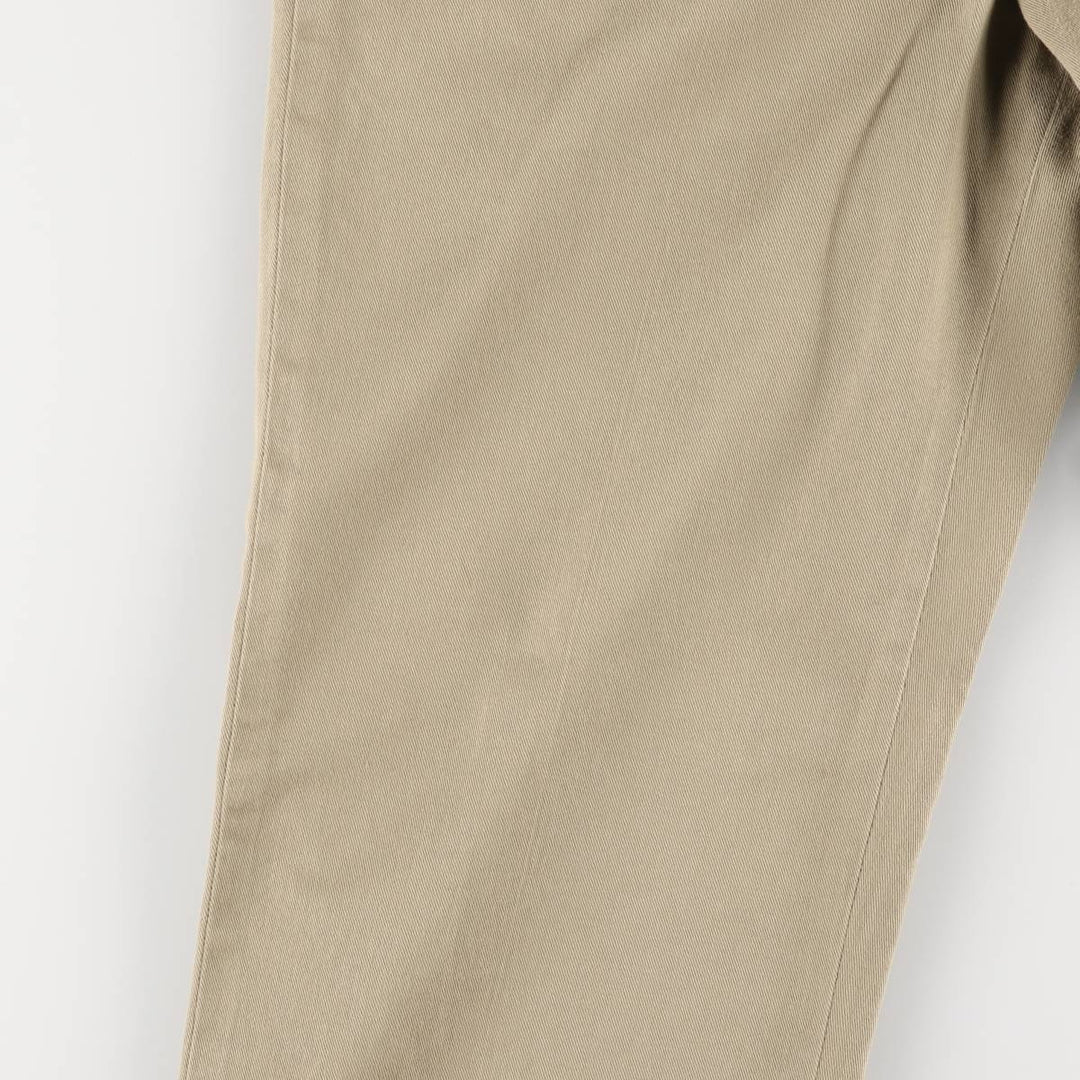 1960'S US Military Chino Trousers, Made in USA, Size 30x31, Women's L (W27) cotton Khaki type Vintage Second Hand