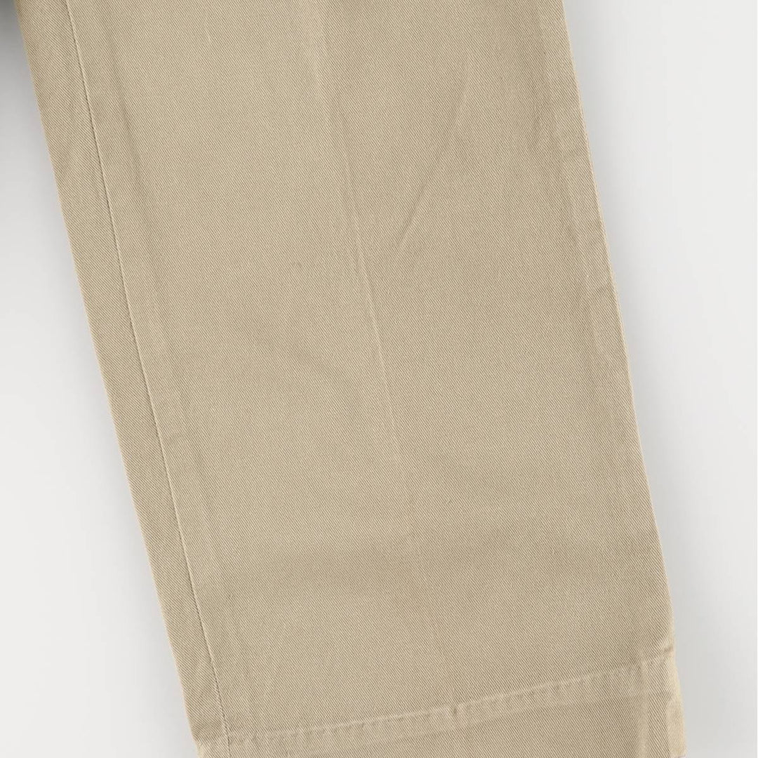 1960'S US Military Chino Trousers, Made in USA, Size 30x31, Women's L (W27) cotton Khaki type Vintage Second Hand