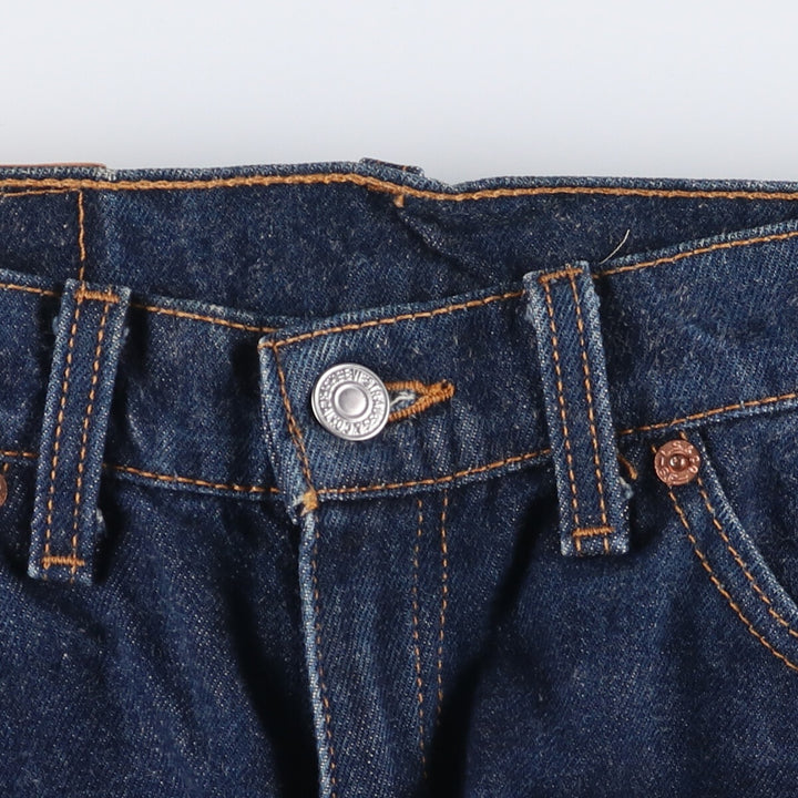 90'S Levi's 517 Boot Cut Low Rise Flared Denim Pants, Made in USA, Vintage cotton blue type Vintage Second Hand