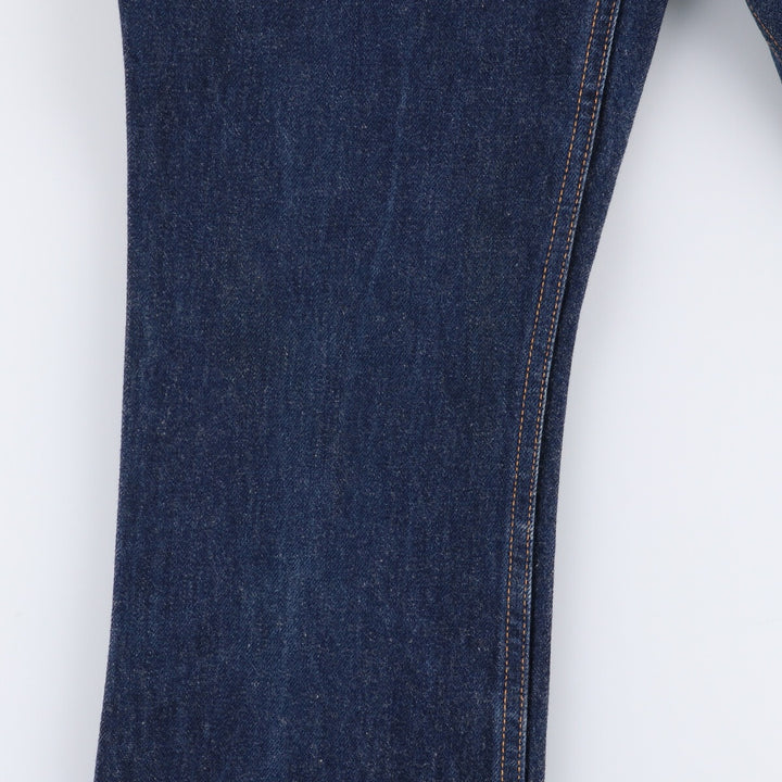90'S Levi's 517 Boot Cut Low Rise Flared Denim Pants, Made in USA, Vintage cotton blue type Vintage Second Hand