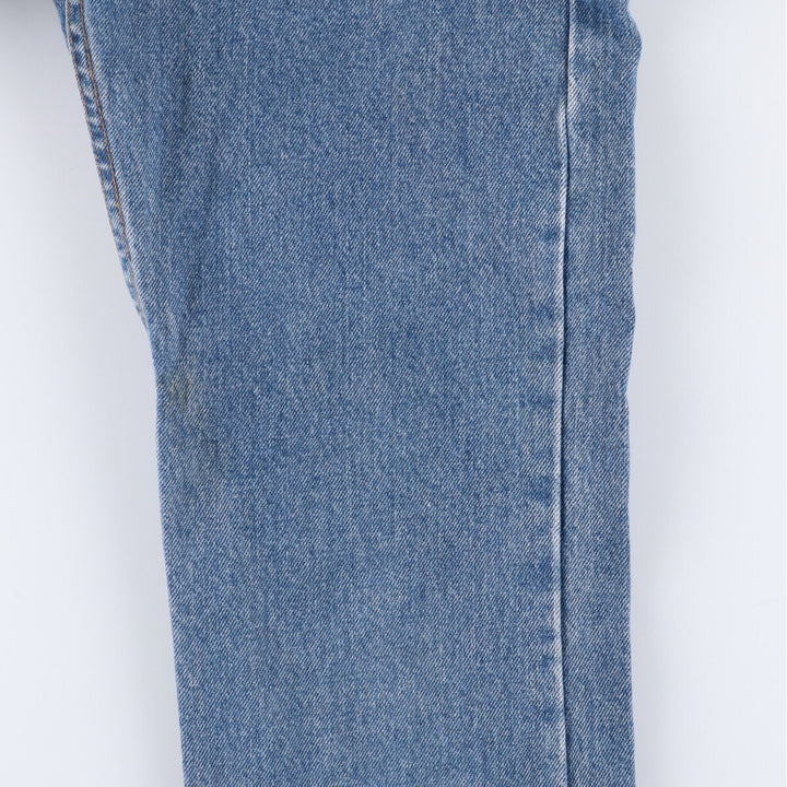 90'S Levi's 505 Regular Fit Straight Leg Tapered Denim Pants, Made in USA, Women's Size L (W28), Vintage cotton blue type Vintage Second Hand