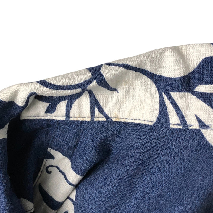 2000'S Patagonia Pataloha 52571S0 All-Over Print Open Collar Hawaiian Aloha Shirt, Men's Size XS Organic cotton navy blue type Vintage Second Hand
