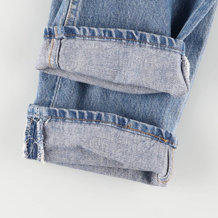 90'S Levi's 6501-0193 Straight Denim Pants, Made in USA, Women's Size L (W28), Vintage cotton blue type Vintage Second Hand