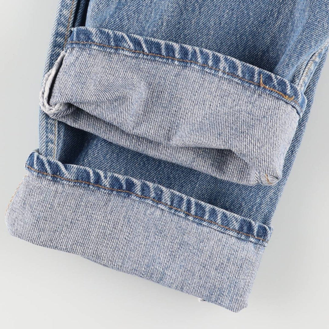 90'S Levi's 6501-0193 Straight Denim Pants, Made in USA, Women's Size L (W28), Vintage cotton blue type Vintage Second Hand