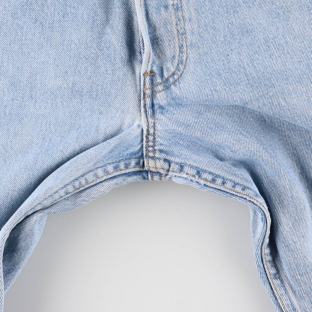 90'S Levi's 6501-0133 Straight-leg Denim Pants, Made in USA, Women's Size L (W29), Vintage cotton blue type Vintage Second Hand