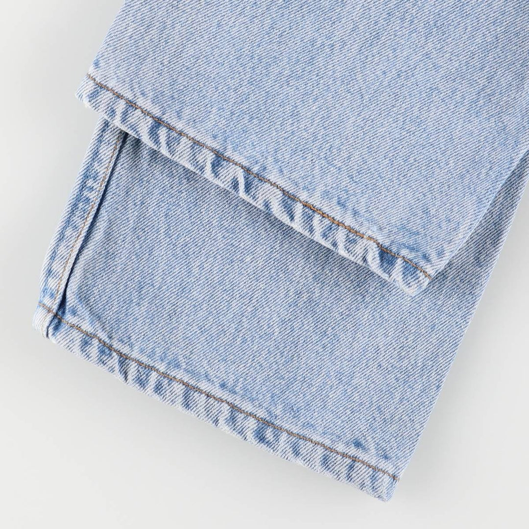 90'S Levi's 6501-0133 Straight-leg Denim Pants, Made in USA, Women's Size L (W29), Vintage cotton blue type Vintage Second Hand