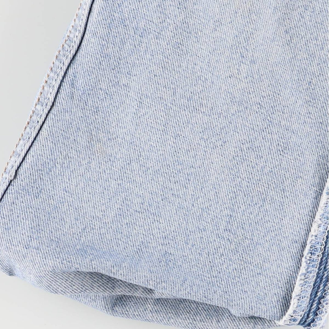 90'S Levi's 6501-0133 Straight-leg Denim Pants, Made in USA, Women's Size L (W29), Vintage cotton blue type Vintage Second Hand