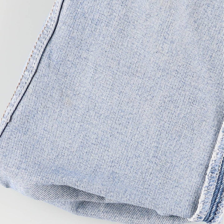 90'S Levi's 6501-0133 Straight-leg Denim Pants, Made in USA, Women's Size L (W29), Vintage cotton blue type Vintage Second Hand