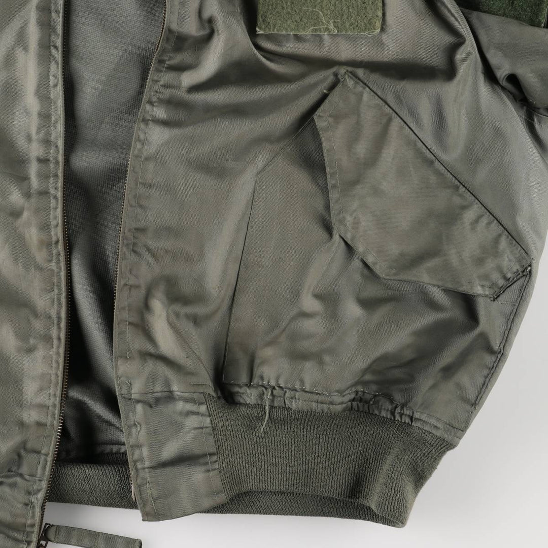 90's US military actual product CWU-36 Aromatic polyamide Khaki type Vintage Second Hand