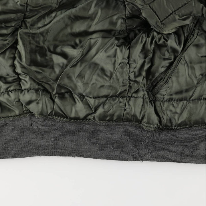 Authentic 1970'S US military N-2B padded military flight jacket, made in the USA, medium, equivalent to men's size M Nylon Khaki type Vintage Second Hand