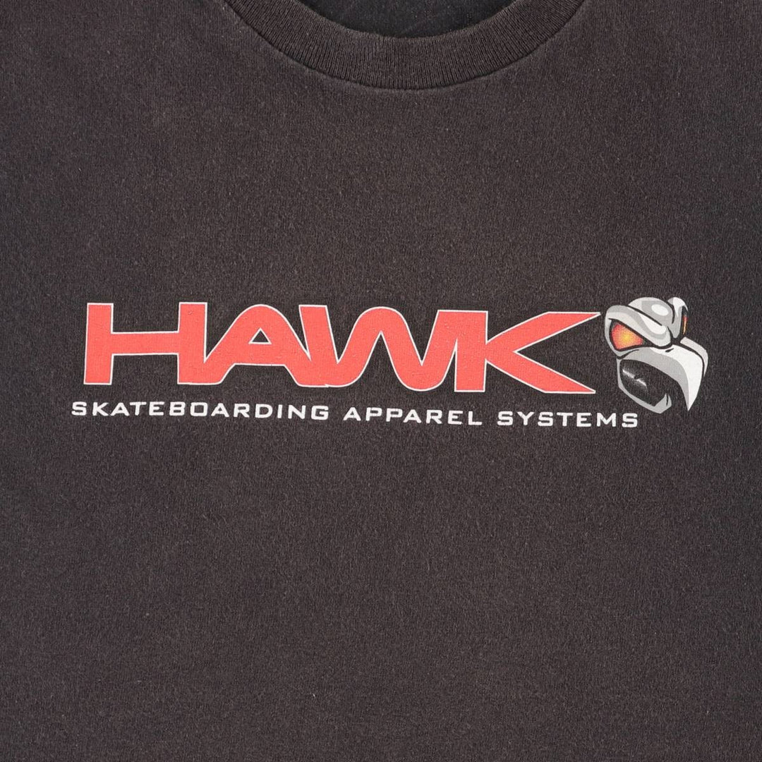 Tony Hawk Surf Skate T-Shirt, Made in USA, Men's Size Small cotton black type Vintage Second Hand