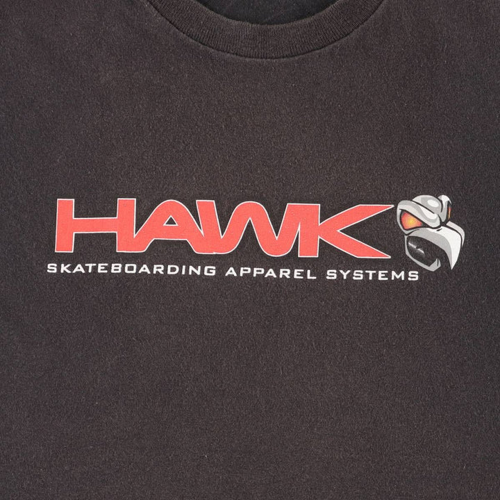 Tony Hawk Surf Skate T-Shirt, Made in USA, Men's Size Small cotton black type Vintage Second Hand