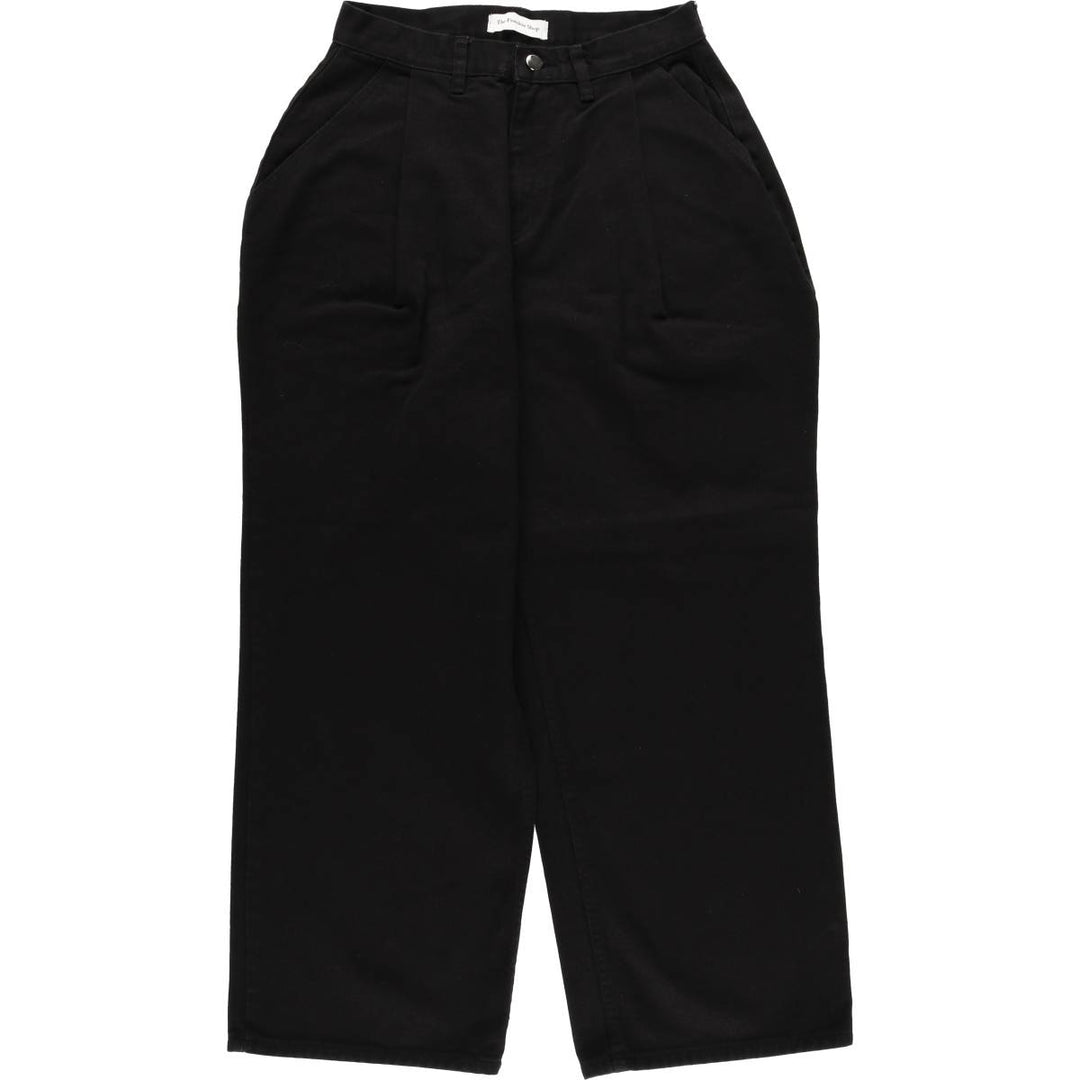 The Frankie Shop Black Denim Straight Denim Pants, Women's Size M cotton black type Vintage Second Hand