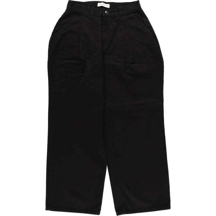 The Frankie Shop Black Denim Straight Denim Pants, Women's Size M cotton black type Vintage Second Hand