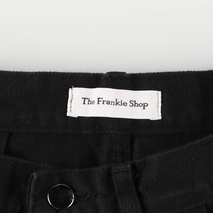 The Frankie Shop Black Denim Straight Denim Pants, Women's Size M cotton black type Vintage Second Hand