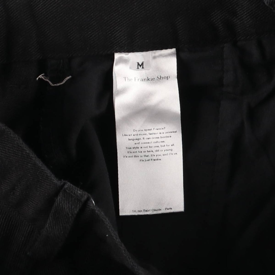 The Frankie Shop Black Denim Straight Denim Pants, Women's Size M cotton black type Vintage Second Hand
