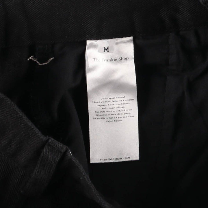 The Frankie Shop Black Denim Straight Denim Pants, Women's Size M cotton black type Vintage Second Hand