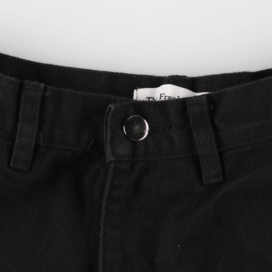 The Frankie Shop Black Denim Straight Denim Pants, Women's Size M cotton black type Vintage Second Hand