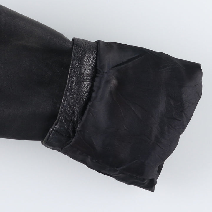 90'S GAP Old Gap Leather Jacket, Women's, Size Small, Vintage genuine leather black type Vintage Second Hand