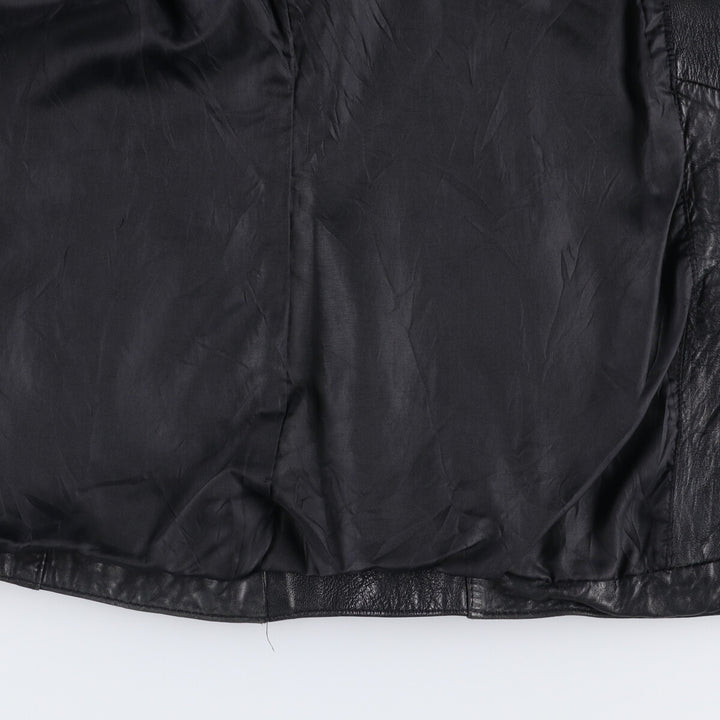 90'S GAP Old Gap Leather Jacket, Women's, Size Small, Vintage genuine leather black type Vintage Second Hand