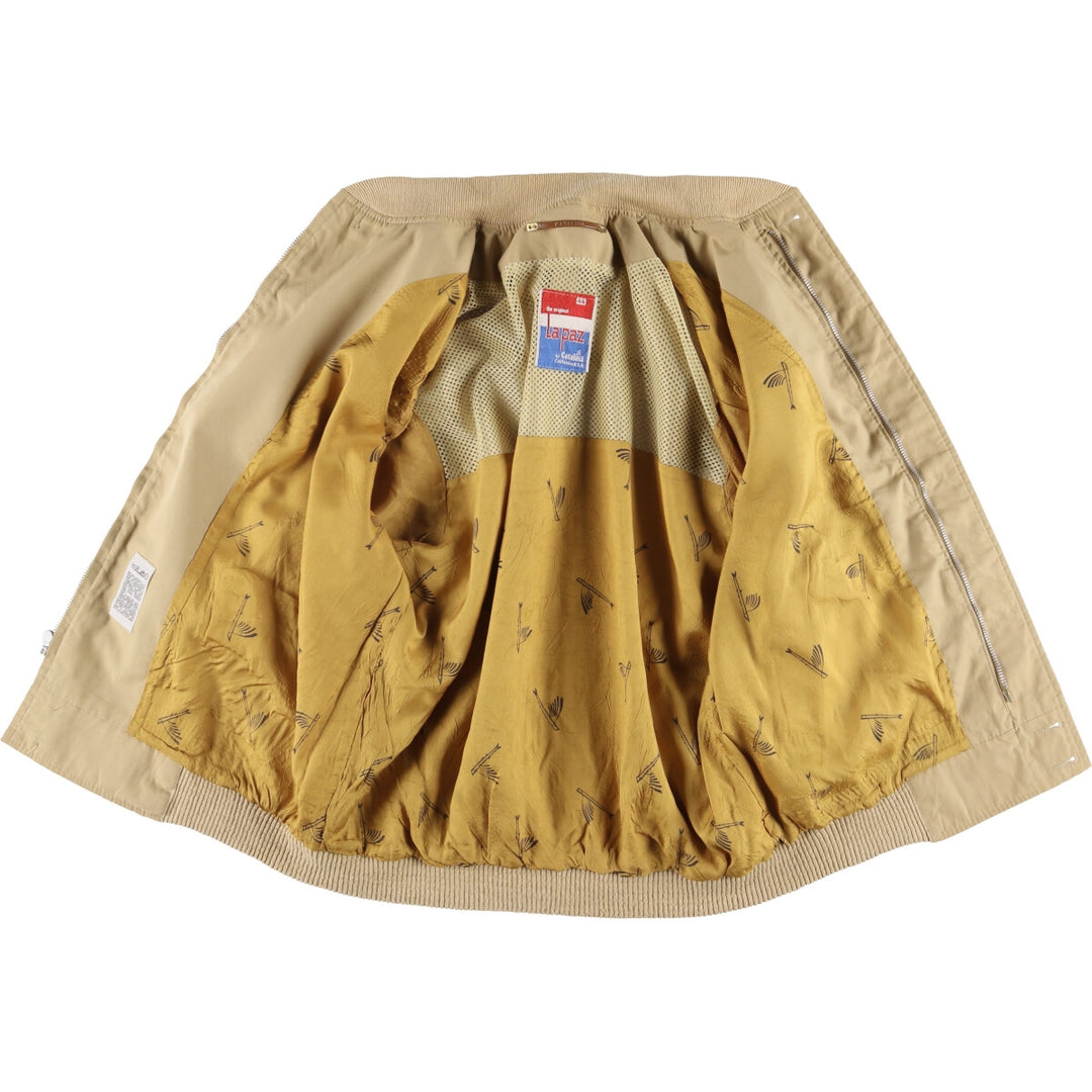 Vintage 1970'S Catalina Lapaz Derby Jacket with Cup Shoulder Strap, Men's XL unclear Beige type Vintage Second Hand