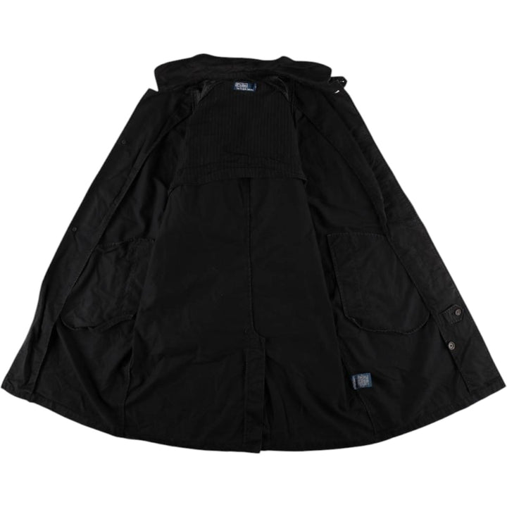 90'S Ralph Lauren POLO by Ralph Lauren Balmacaan Coat, Men's Size L cotton black type Vintage Second Hand