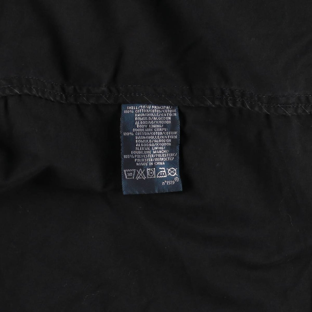 90'S Ralph Lauren POLO by Ralph Lauren Balmacaan Coat, Men's Size L cotton black type Vintage Second Hand