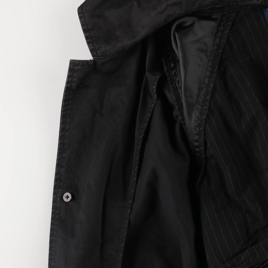 90'S Ralph Lauren POLO by Ralph Lauren Balmacaan Coat, Men's Size L cotton black type Vintage Second Hand