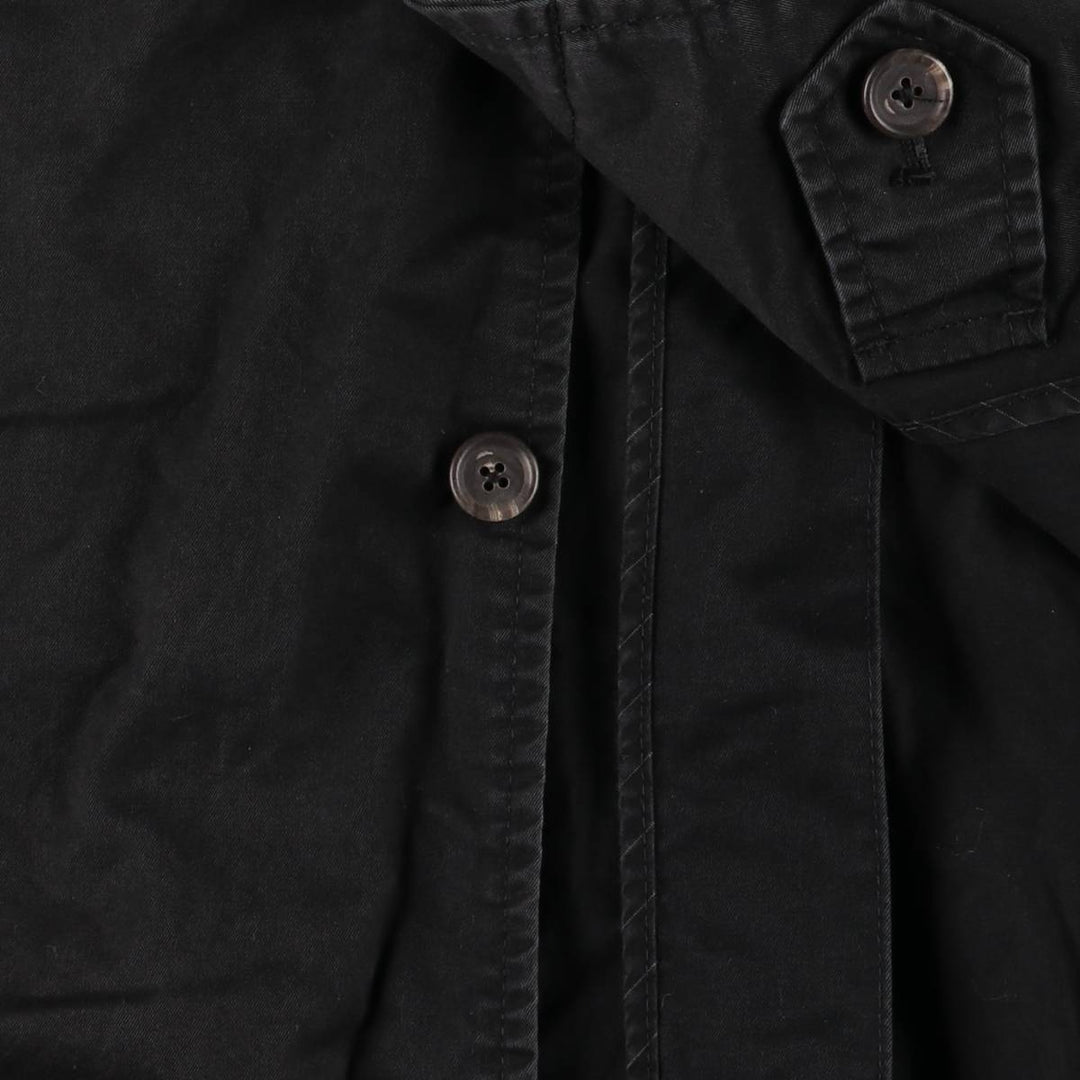 90'S Ralph Lauren POLO by Ralph Lauren Balmacaan Coat, Men's Size L cotton black type Vintage Second Hand