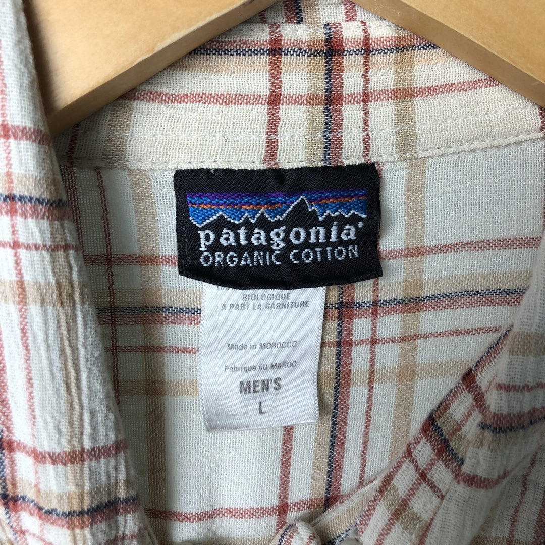00'S Patagonia A Organic cotton Beige type Vintage Second Hand
