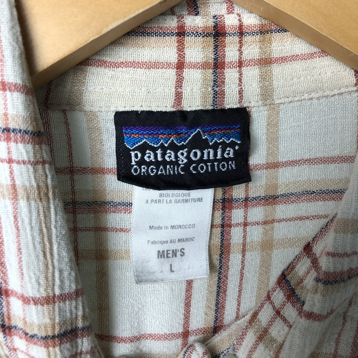 00'S Patagonia A Organic cotton Beige type Vintage Second Hand